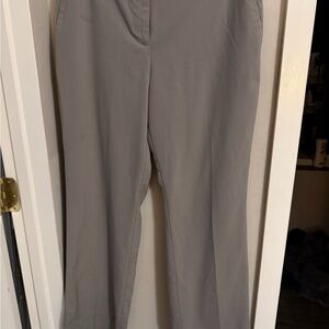 Ann Taylor Light Gray Boot Cut Pants